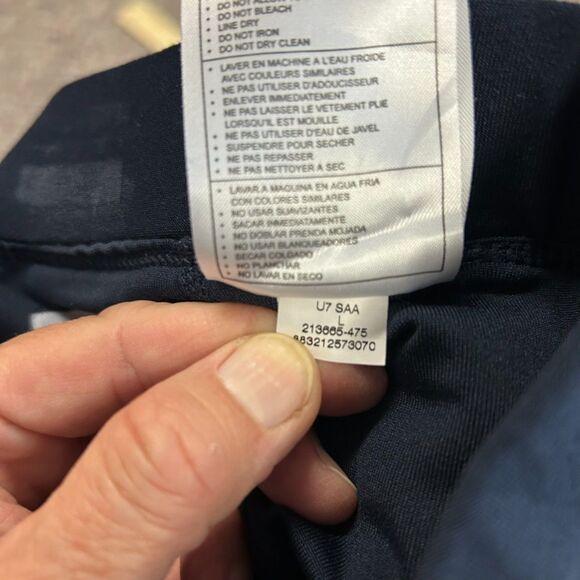 Nike Dry- Fit Navy Performance Wicking Midrise Tennis Skort Size L - Picture 9 of 13